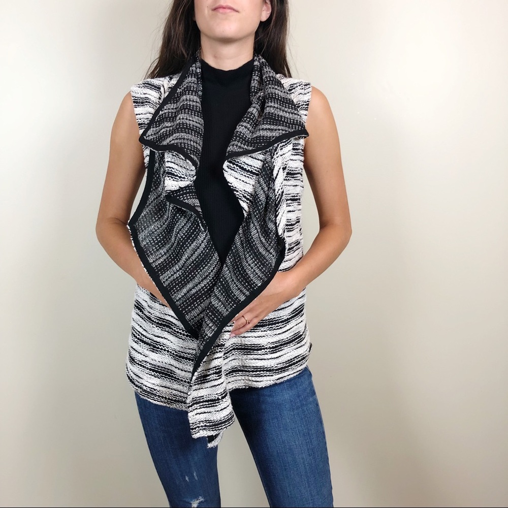Anthro Dolan Left Coast Open Front Sweater Vest